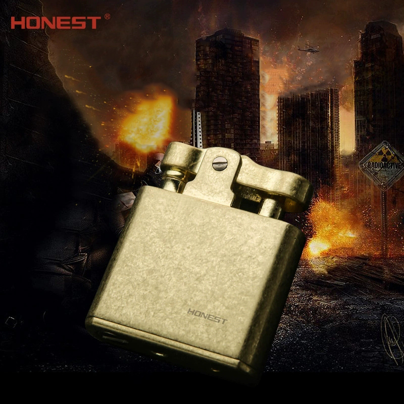 Men Accessories Gadgets - New Windproof Retro Brass Cigar Lighter