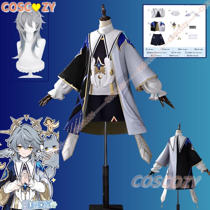 Men'S Accessories With Suits - Honkai Star Rail Sunday Little Cat