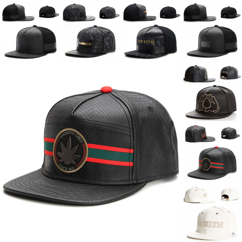 Men Accessories Brands - Fashio Brand Leather Cap Baseball Cap