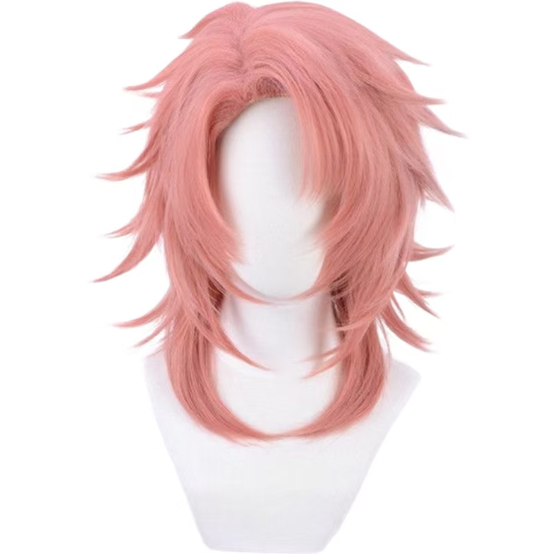 Sabito Cosplay Wig Pink Orange - Mens Accessories Style recension och pris