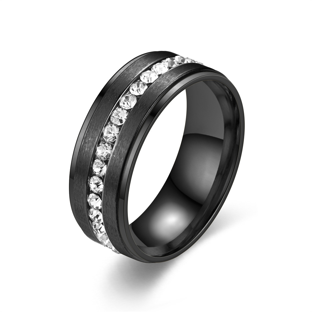 Stainless Steel Diamond Rings  - Men Accessories Ideas recension och pris