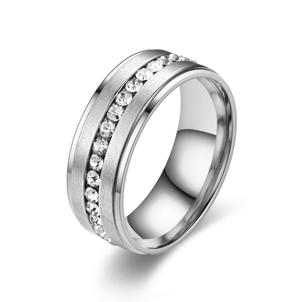 Stainless Steel Diamond Rings  - Men Accessories Ideas recension och pris
