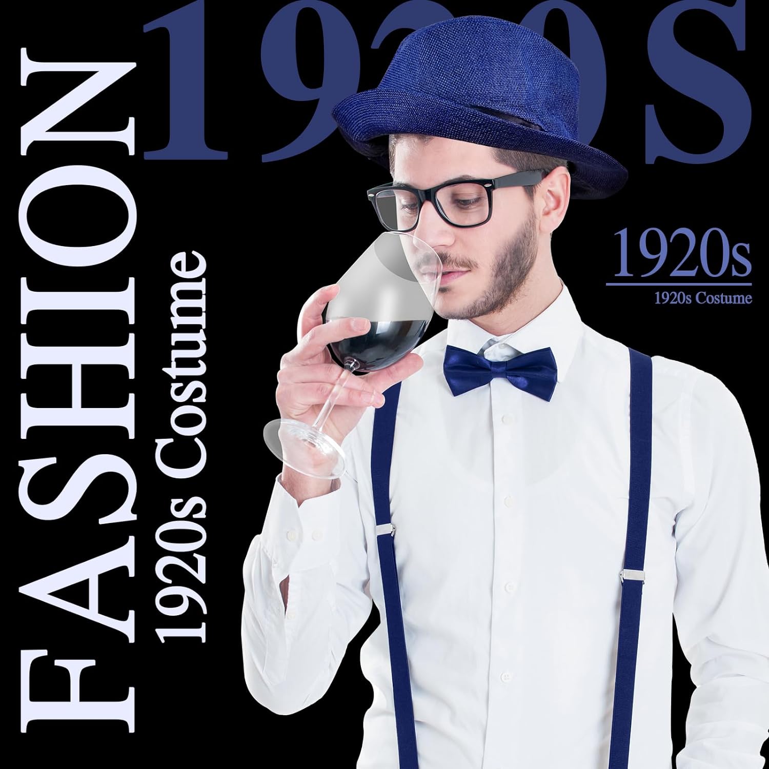 Halloween Cosplay 1920s Men Ac - Men'S Accessories In The 1920S recension och pris