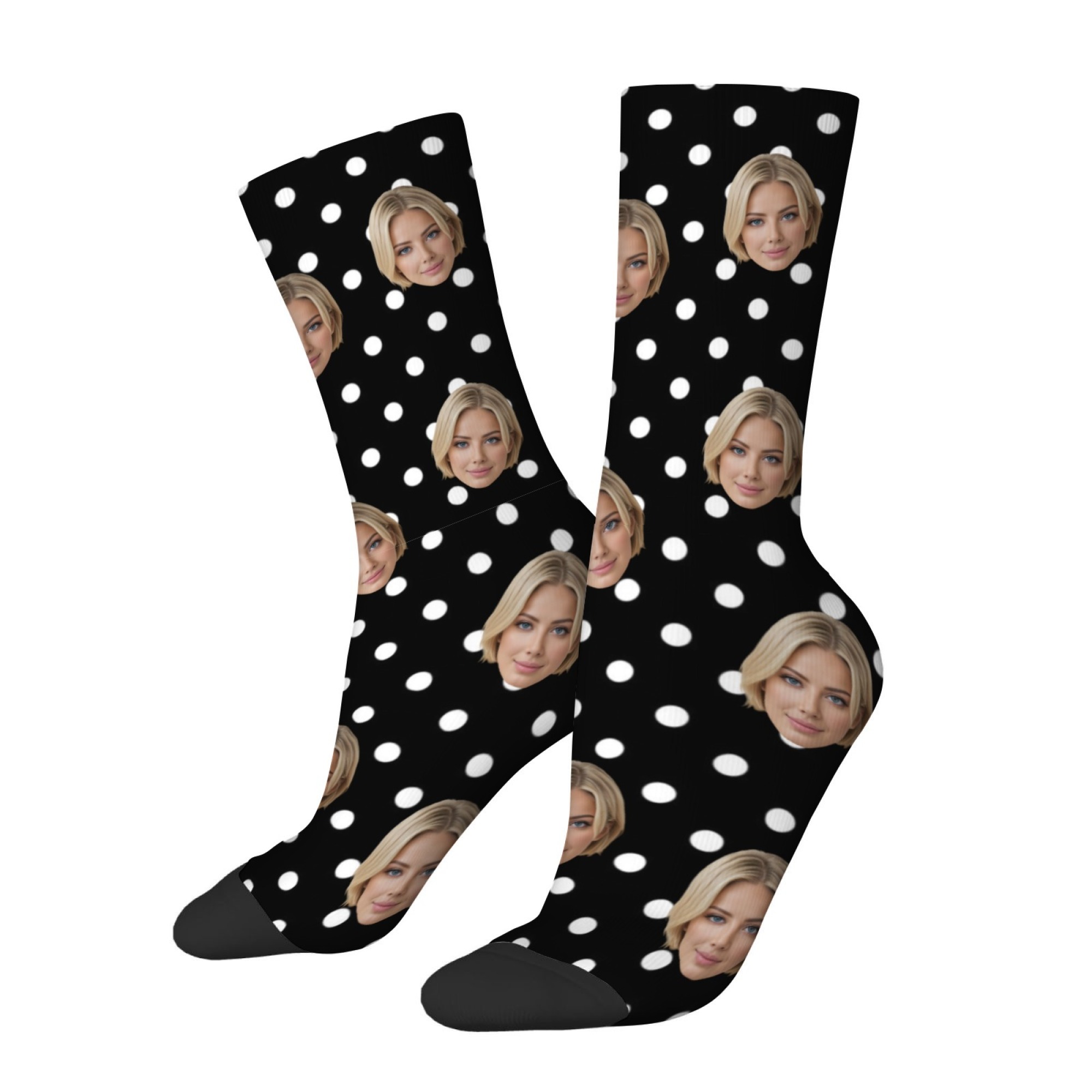 Custom Face Socks with Retro p - Men Accessories Photos recension och pris