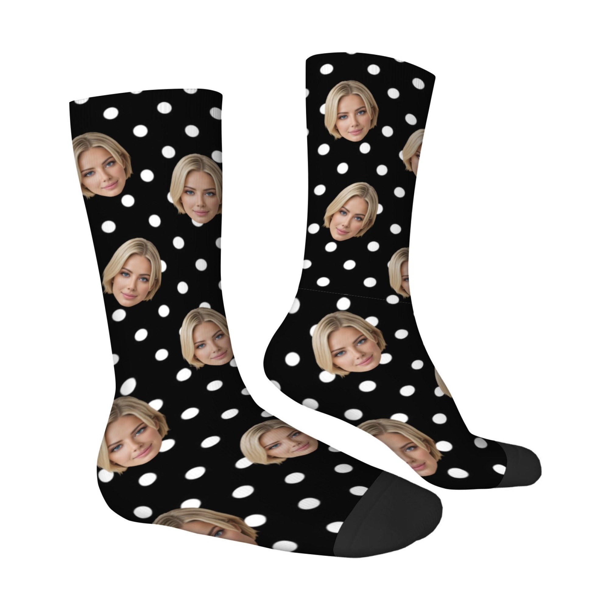 Custom Face Socks with Retro p - Men Accessories Photos recension och pris