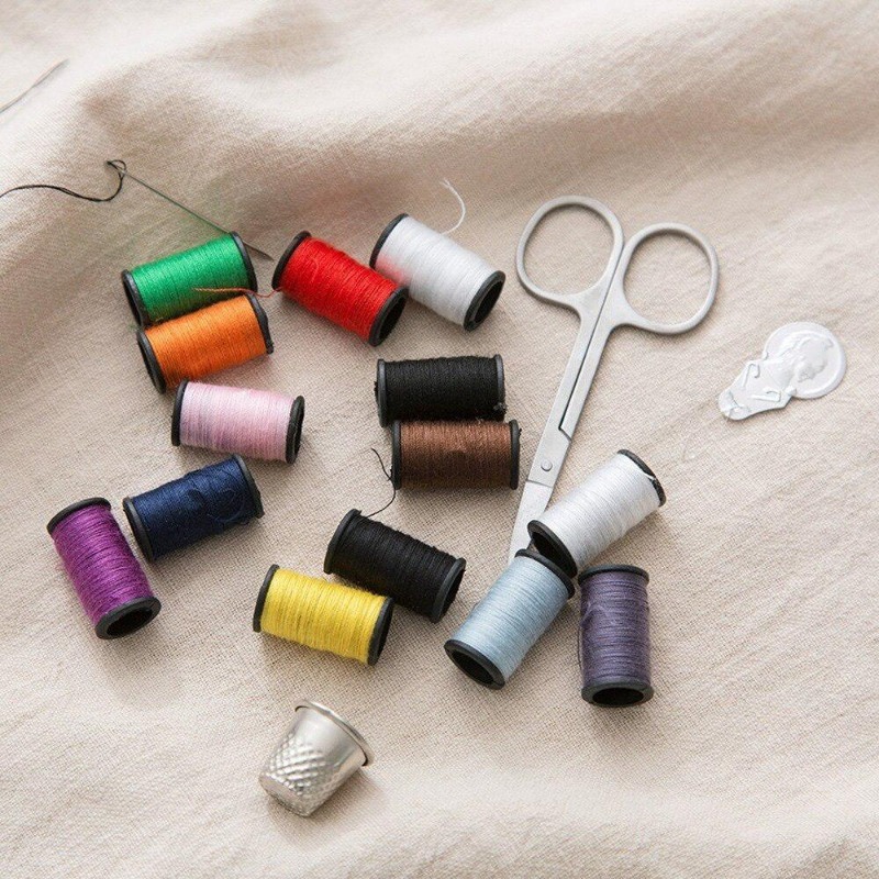 Portable 10Pcs/set Sewing Kit  - Men Accessories Kit Bag recension och pris