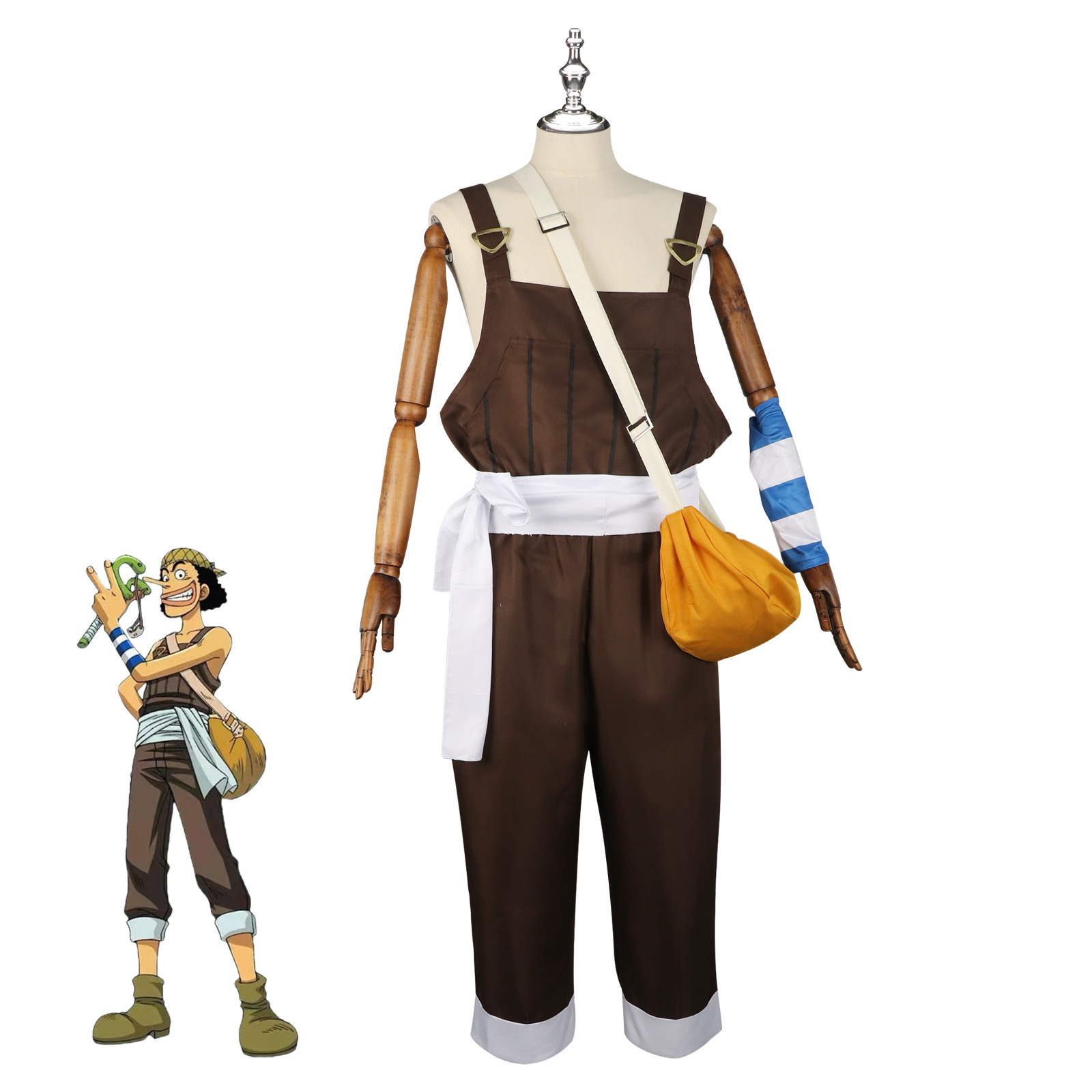 Anime UUsopp Cosplay Costume B - Men'S Accessories With Suits recension och pris