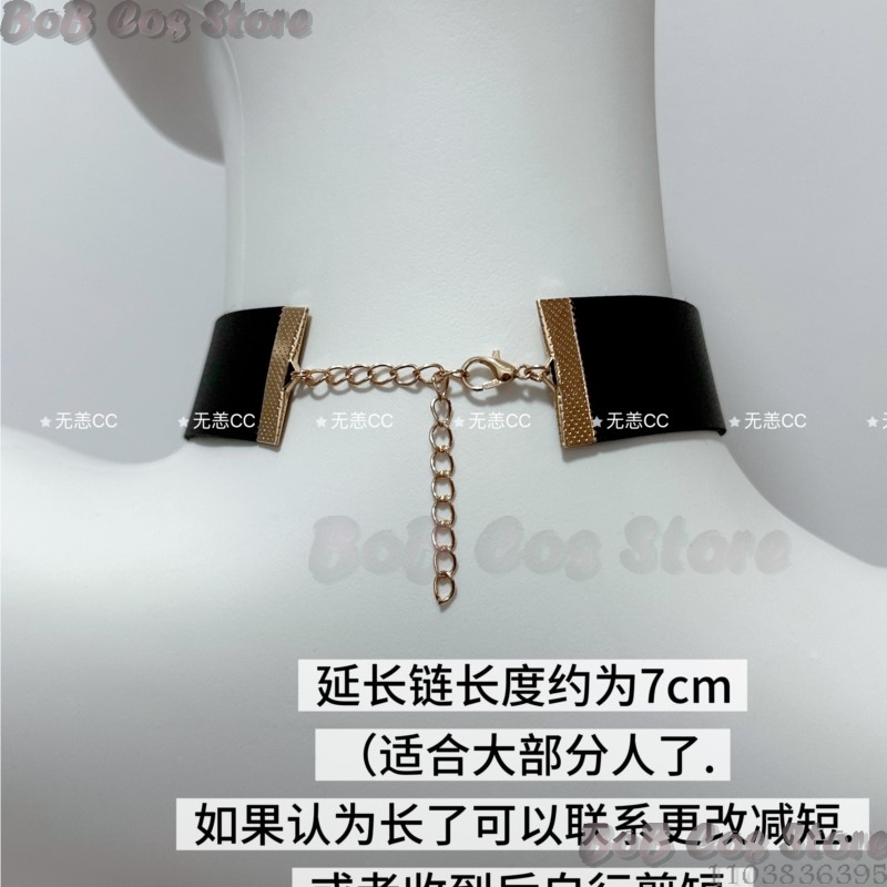9S Choker Game Nie Cosplay Cos - Men'S Accessories With Suits recension och pris