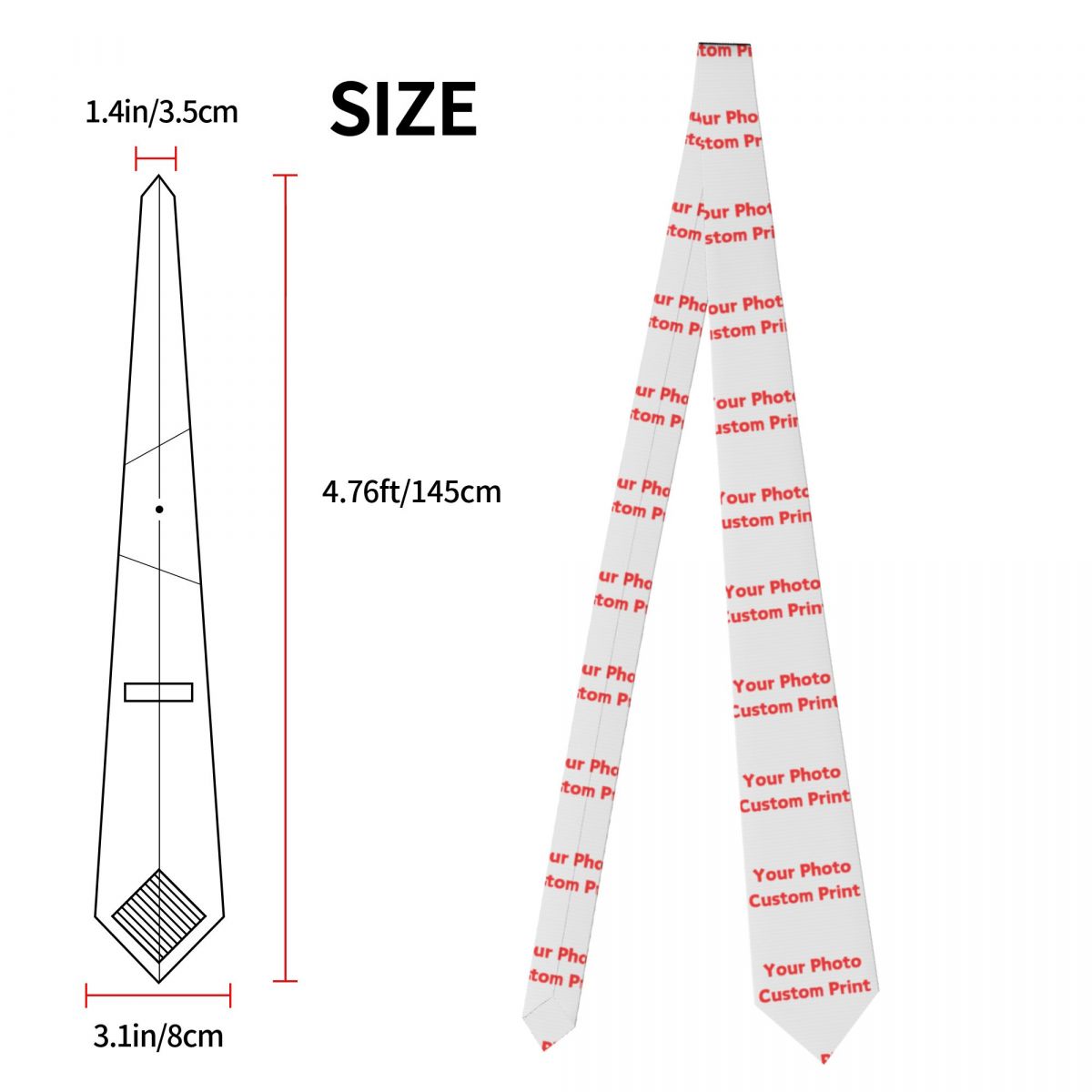 Mens Tie Your Photo Custom Pri - Men Accessories Photos recension och pris