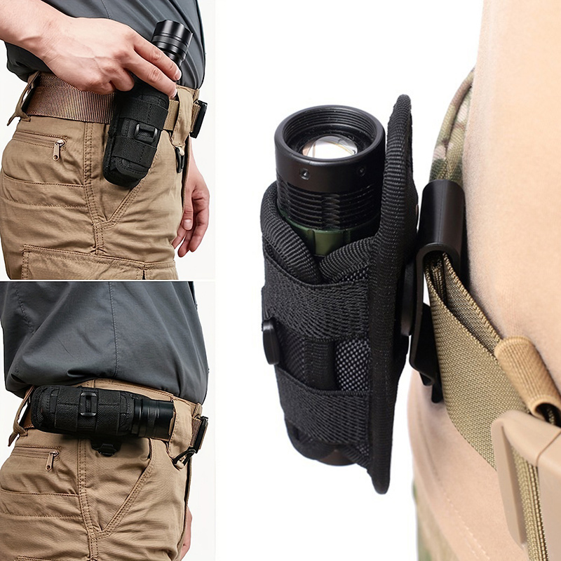 Tactical Flashlight Pouch Belt - Men Accessories Kit Bag recension och pris