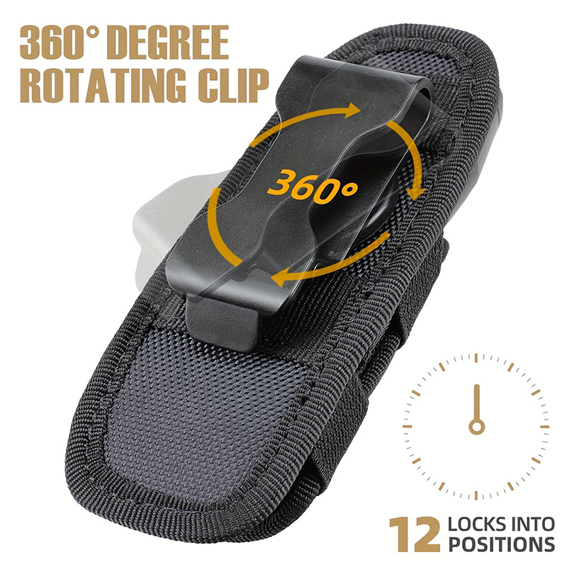 Tactical Flashlight Pouch Belt - Men Accessories Kit Bag recension och pris