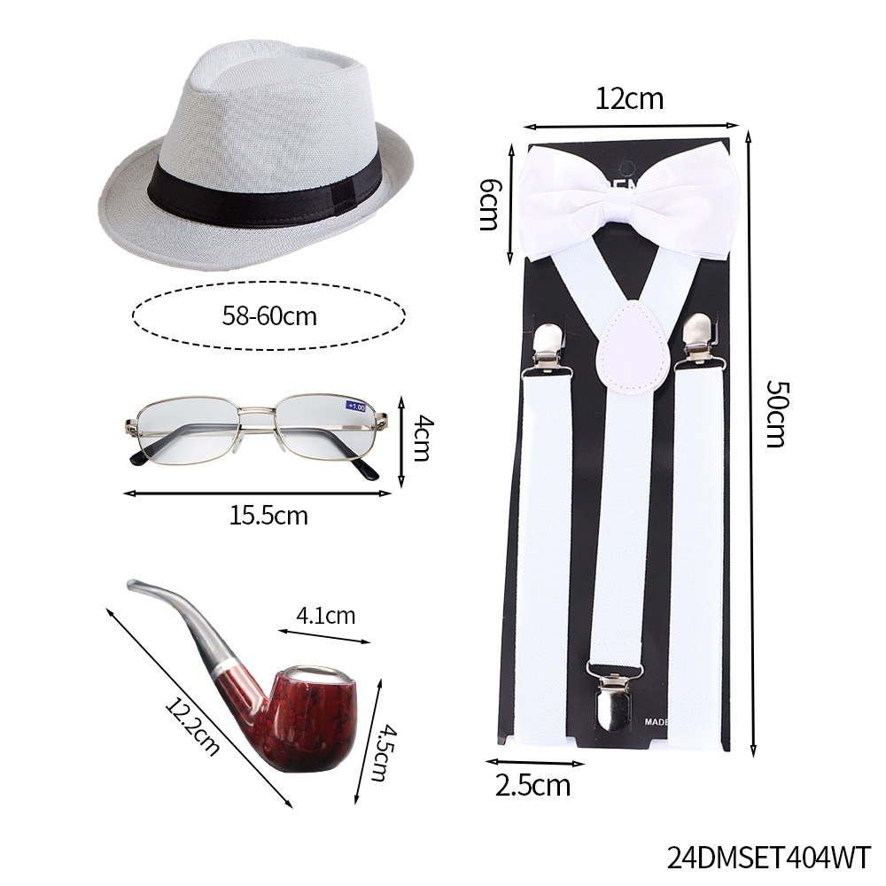 1920s Mens Gatsby Gangster Cos - Men'S Accessories In The 1920S recension och pris