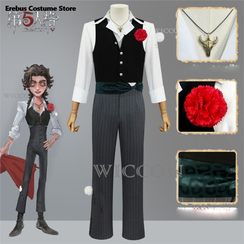 Adults Cosplay Game Game Ident - Men'S Accessories With Suits recension och pris