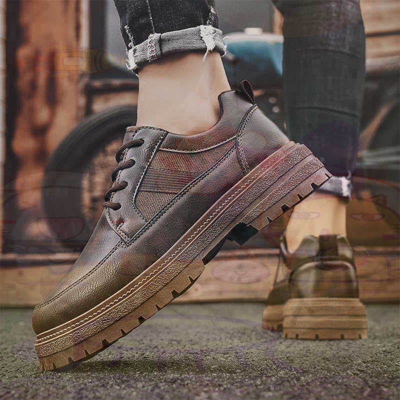 Dark Natural Leather Fashion T - Men Accessories Store recension och pris