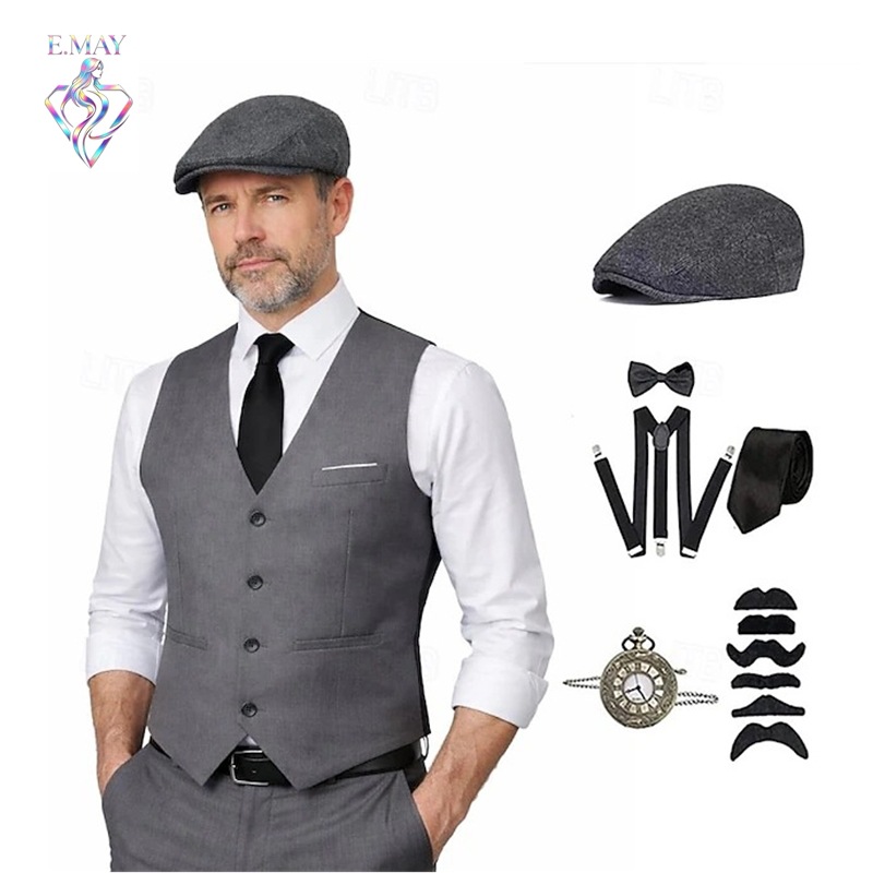 plus size Men 1920s Roaring Ga - Men'S Accessories In The 1920S recension och pris