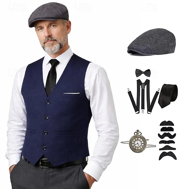 plus size Men 1920s Roaring Ga - Men'S Accessories In The 1920S recension och pris