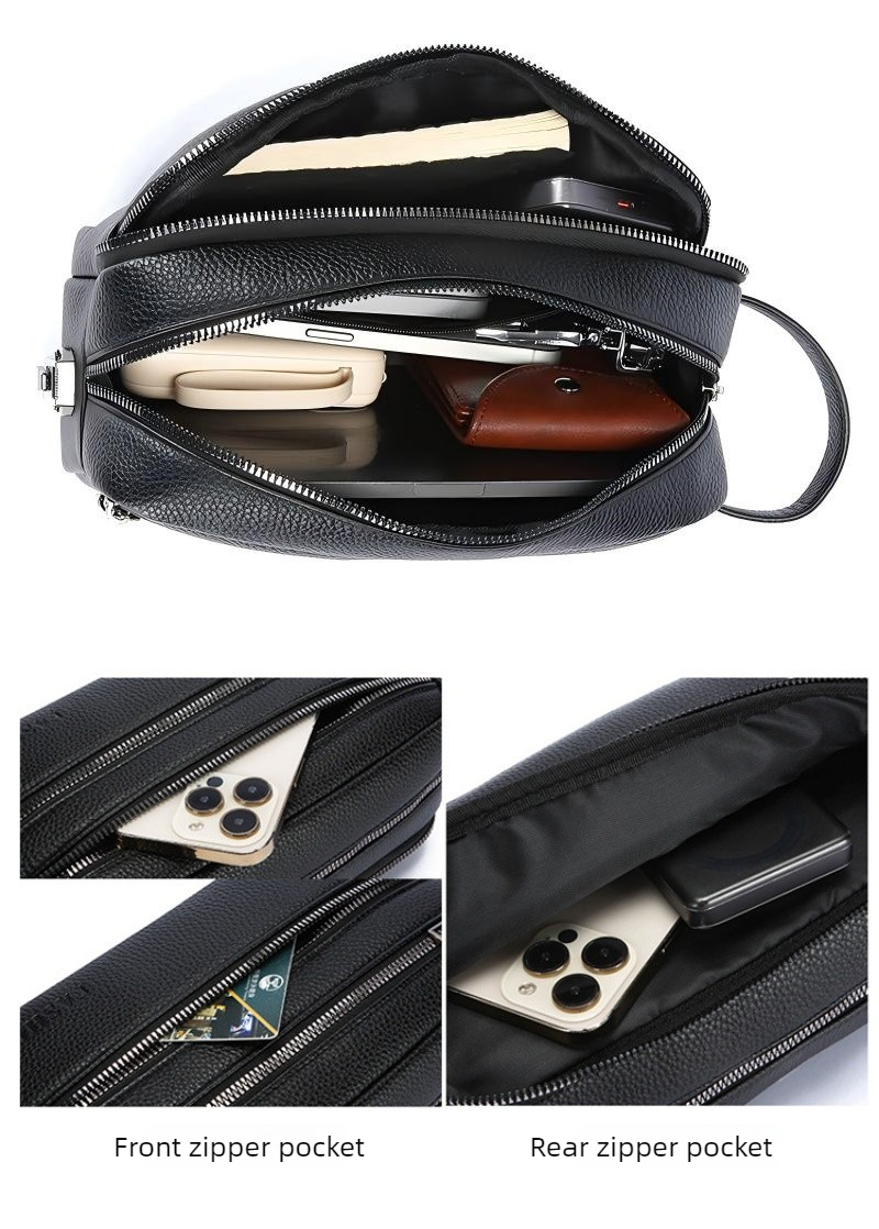 Vintage Men Hand Clutch Bag Mu - Men'S Accessories Travel Bag recension och pris
