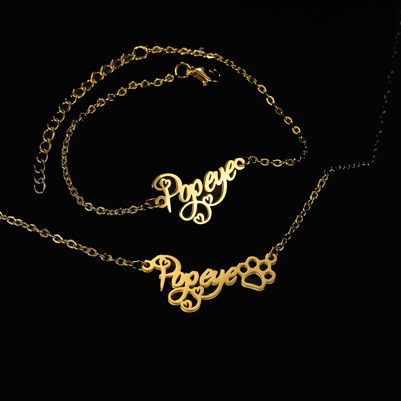 Goxijite Customize Name Neckla - Mens Accessories Style recension och pris