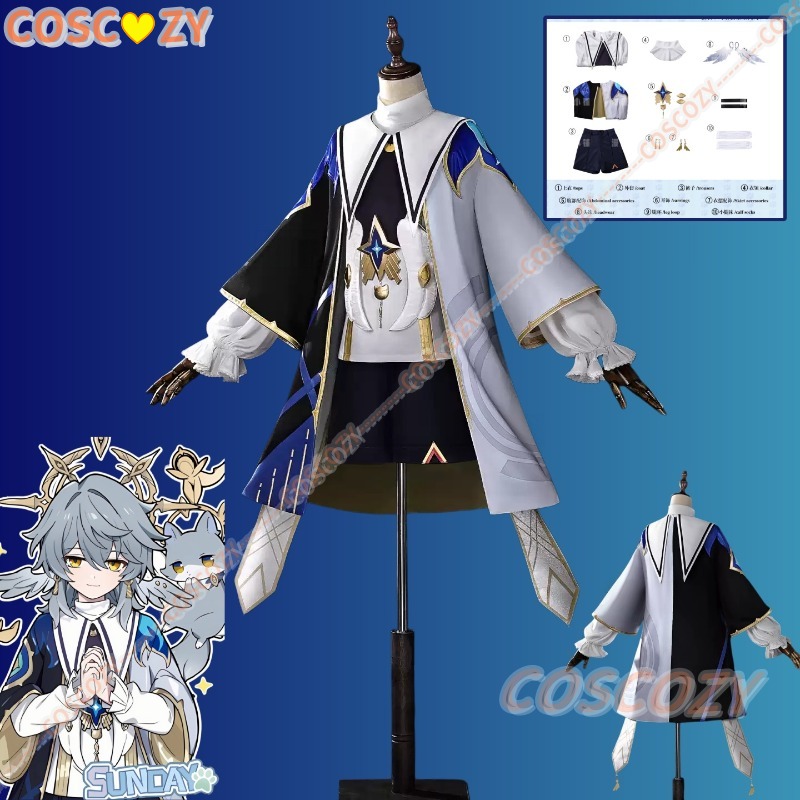 Honkai Star Rail Sunday Little - Men'S Accessories With Suits recension och pris