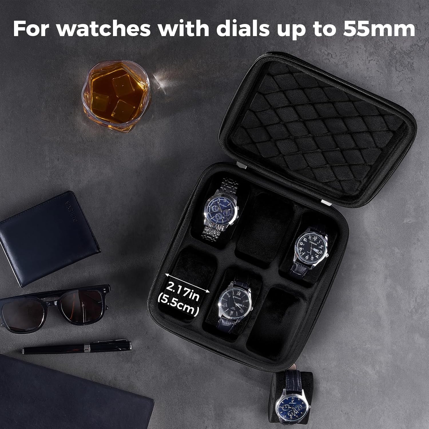 Travel Watch Bracelet Storage  - Men'S Accessories Travel Bag recension och pris