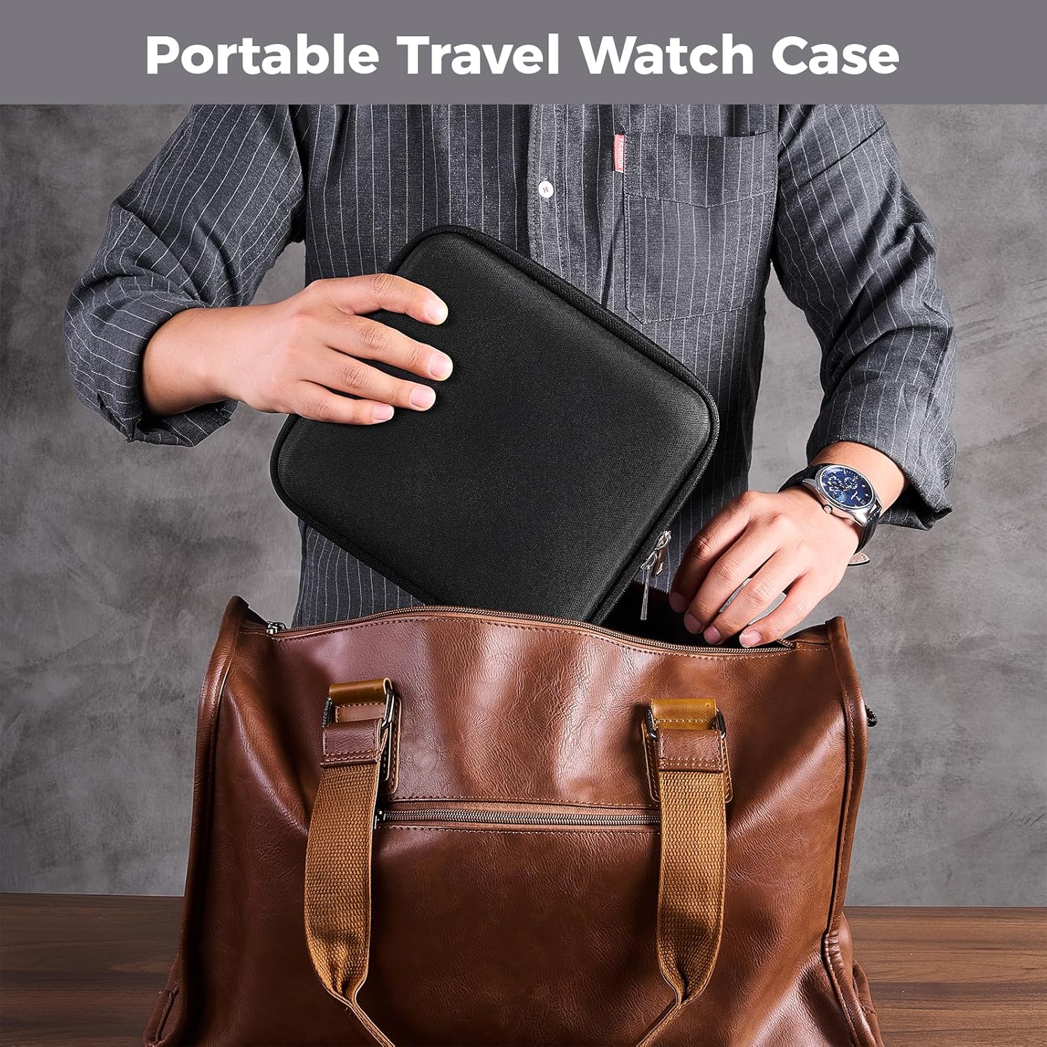 Travel Watch Bracelet Storage  - Men'S Accessories Travel Bag recension och pris