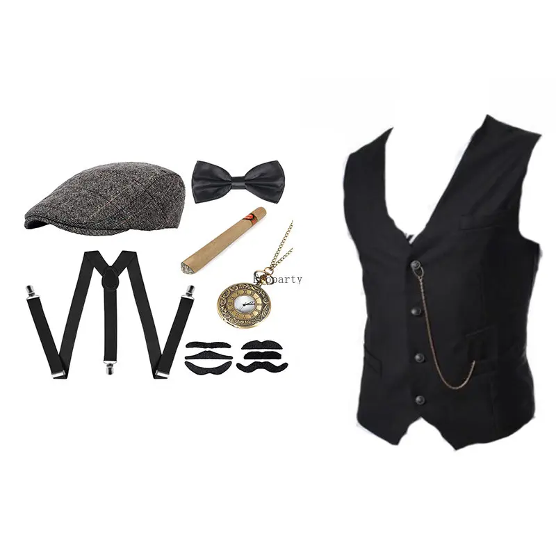Men's Gangster Costume And Acc - Men'S Accessories In The 1920S recension och pris