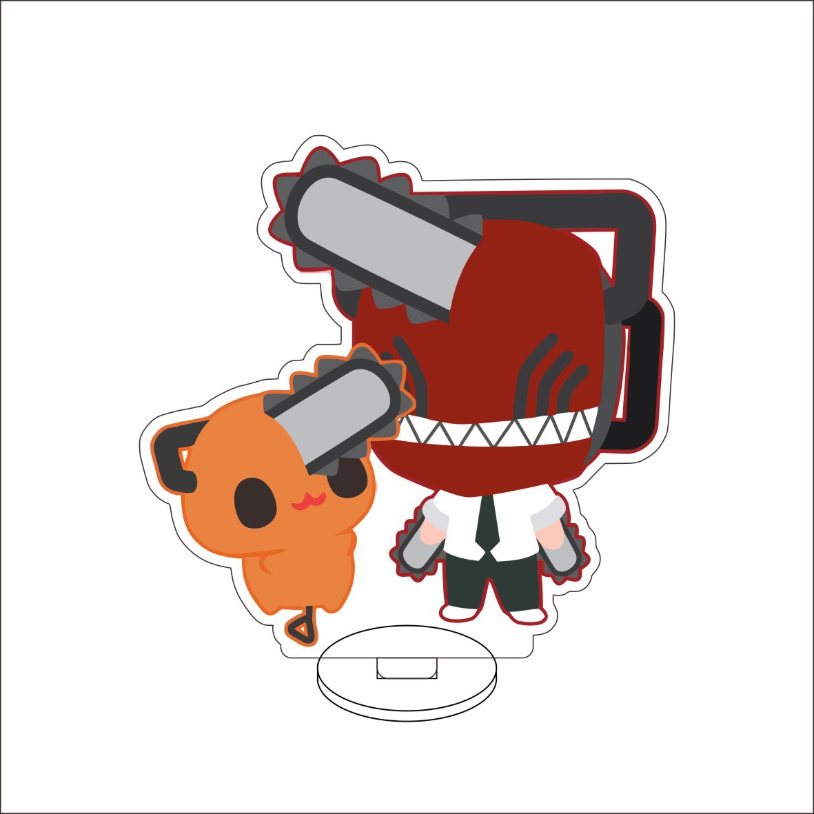 10CM Anime Chainsaw Man Pochit - Men Accessories For Gift recension och pris