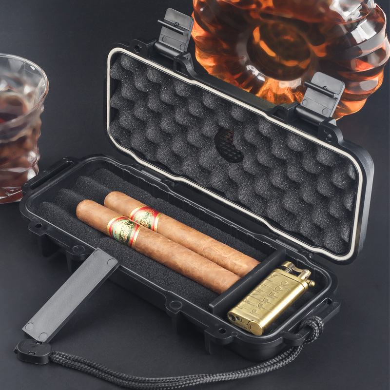 Portable Cigar Humidor With Hu - Men Accessories Gadgets recension och pris