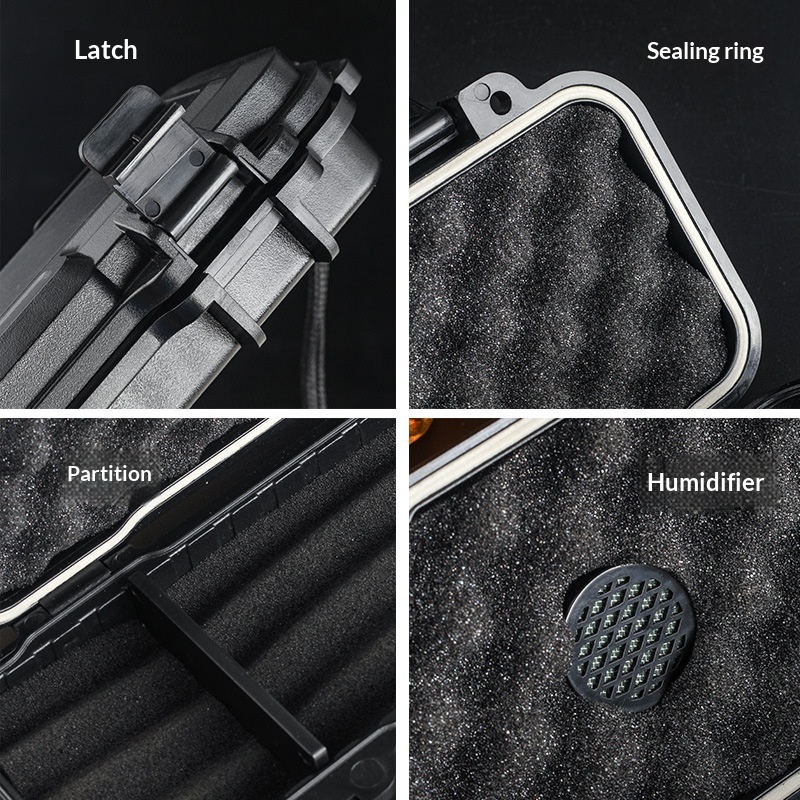 Portable Cigar Humidor With Hu - Men Accessories Gadgets recension och pris
