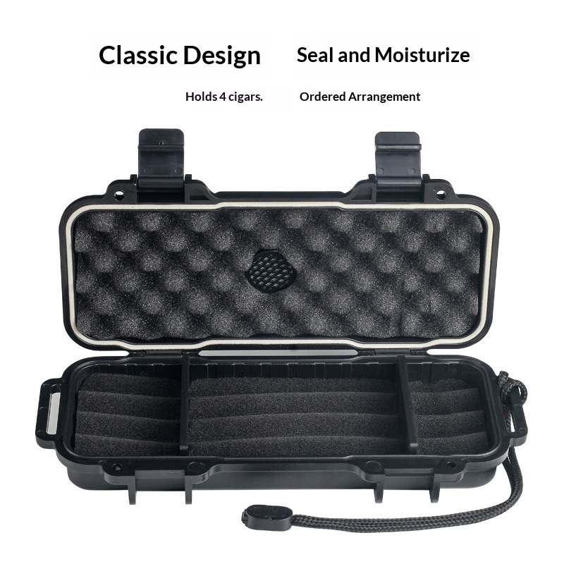 Portable Cigar Humidor With Hu - Men Accessories Gadgets recension och pris